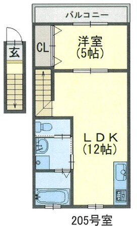 加古川駅 徒歩12分 2階の物件間取画像